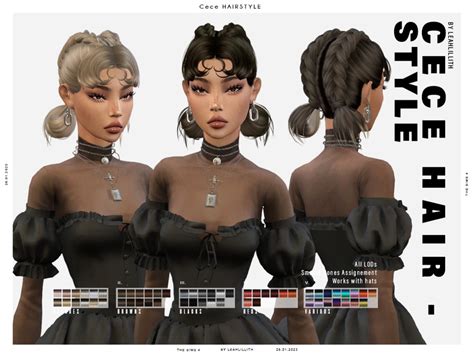 The Sims Resource - Cece Hairstyle