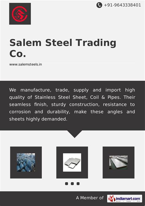 Salem steel trading co by Salem Steel Trading Co. - Issuu