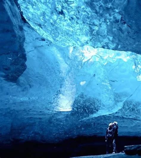 Ice Crystal Caves Iceland | Iceland, Crystal cave, Stone walkway