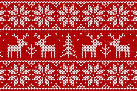 Ugly Christmas Sweater Pattern Vector at Vectorified.com | Collection ...