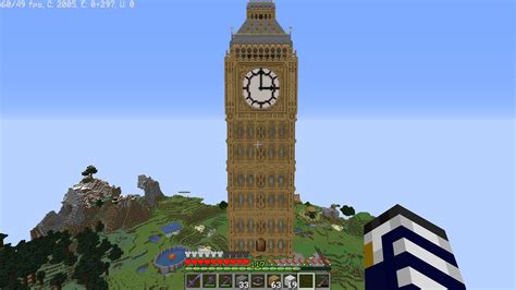 I build Big Ben in 50 hours in my Minecraft World in Survival : r/Minecraft