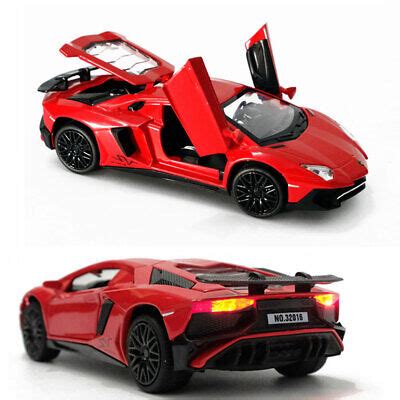 Lamborghini Aventador LP750-4 SV 1:32 Model Car Diecast Toy Vehicle Gift Red | eBay