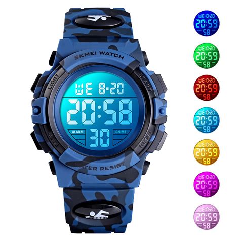 TSV - Kids Watch, Kids Digital Sport Watch, Boys Waterproof Casual ...