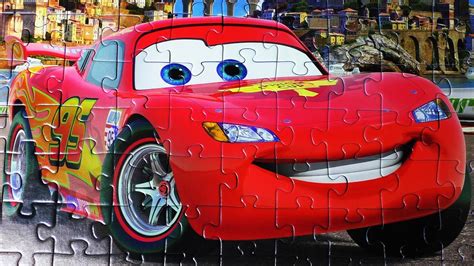 Lightning McQueen Puzzle - YouTube