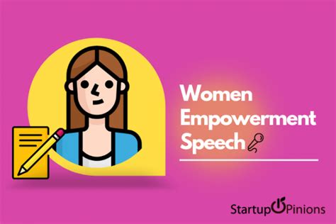 4 Speech on Women Empowerment for Students: English - Startupopinions