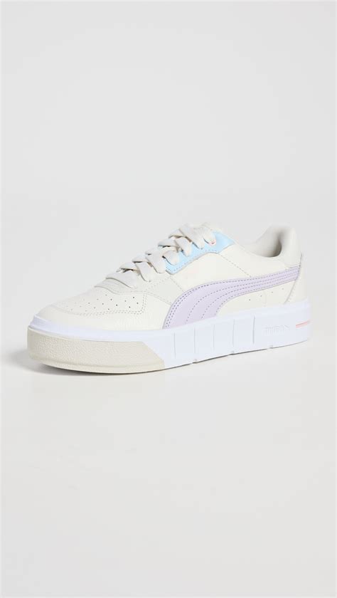 PUMA Cali Court Leather Sneakers - Marshmallow-white | Editorialist