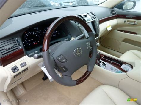 Parchment/Medium Brown Walnut Interior 2012 Lexus LS 460 AWD Photo ...