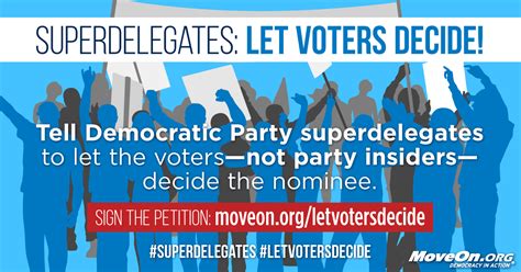 MoveOn Members in 48 States Call on Superdelegates to Let Voters Decide