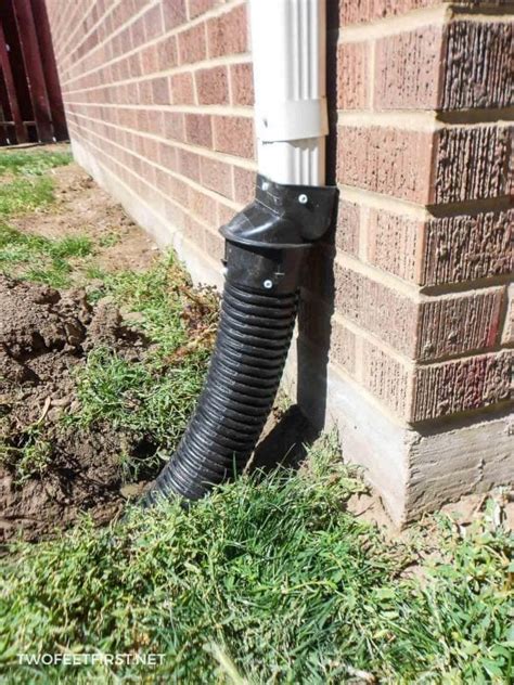 How to Bury a Gutter Downspout