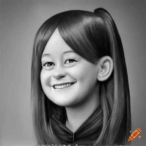 Detailed portrait of mabel pines from gravity falls