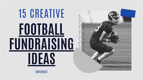 15 Creative and Easy Fundraising Ideas for Football Teams in 2022