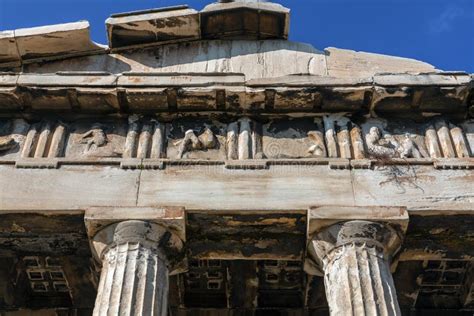 The Temple of Hephaestus or Hephaisteion is a Well-preserved Greek Temple in Athens, Greece ...