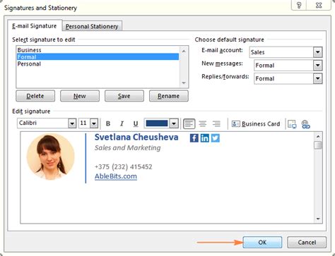 How to add signature in outlook with company logo - lpoyourself