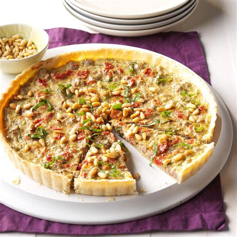 Asiago Beef Tart Recipe | Taste of Home