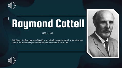 Raymond Cattell - teoria de los rasgos - YouTube