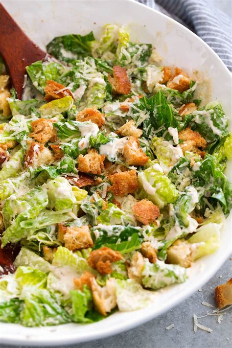 Caesar Salad with Homemade Caesar Salad Dressing - Cooking Classy