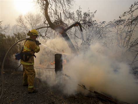 'Extreme Red Flag Warning' In California, Where A New Fire Burns Near ...