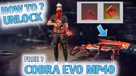 UNLOCKING BEST EVER MP40 SKIN - EVO COBRA MP40 - GARENA FREE FIRE - YouTube