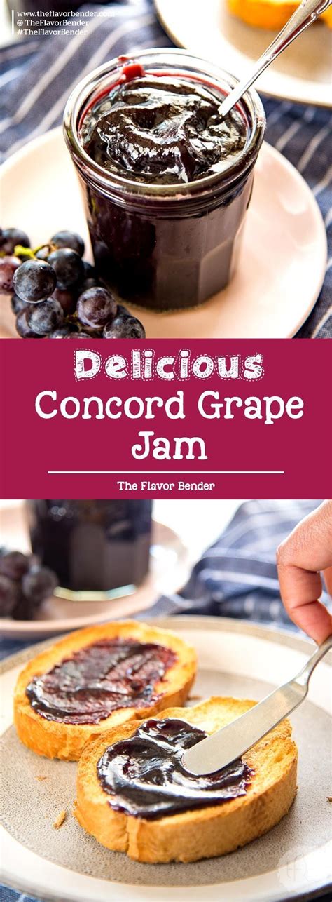 Homemade Concord Grape Jelly Recipe (No Pectin) | Jam recipes homemade, Jelly recipes, Grape jam ...