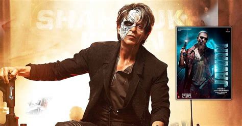 Jawan New Poster Out! Shah Rukh Khan Goes 'Bald & Furious', Poses With ...