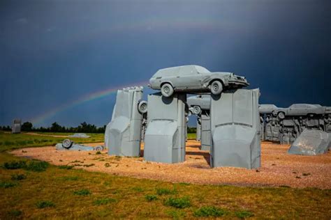 Carhenge in Alliance, Nebraska: Replica of Stonehenge Made of Cars