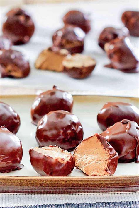 Chocolate Peanut Butter Balls - CopyKat Recipes