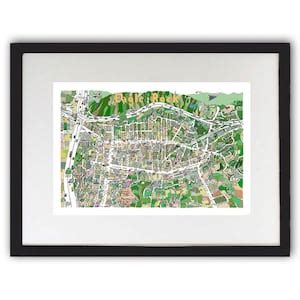 Eagle Rock CA Map Print Hand-drawn Los Angeles California Art Home Illustration Cartography ...