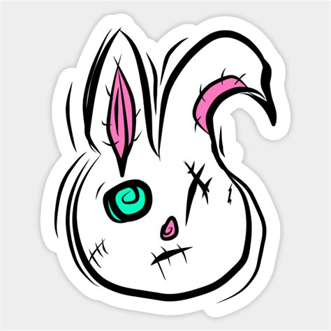 Psycho Bunny - Borderlands - Sticker | TeePublic