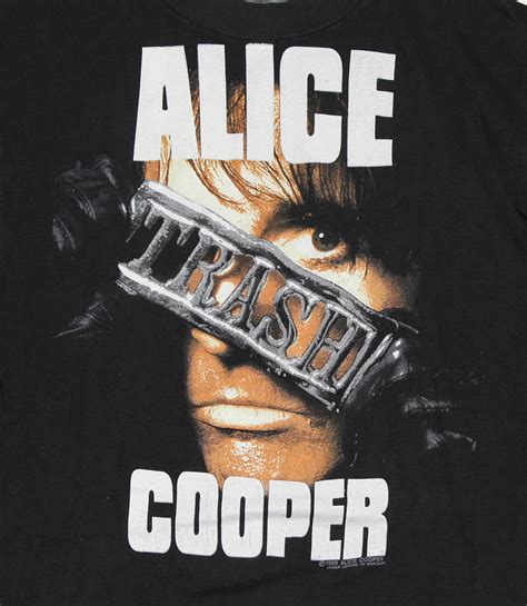 S/M vtg 1989/1990 Alice Cooper trash tour t shirt small | Etsy