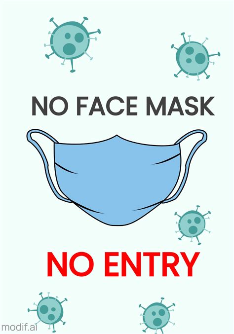 No Mask No Entry Poster - Mediamodifier