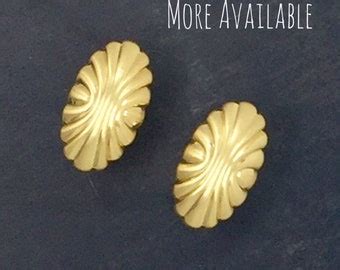 Oval Brass Pull - Etsy