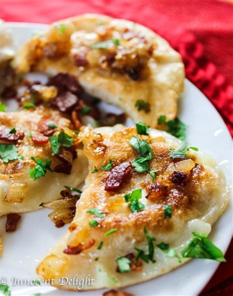 Authentic Polish Pierogi with Potatoes and Cheese recipe | Chefthisup