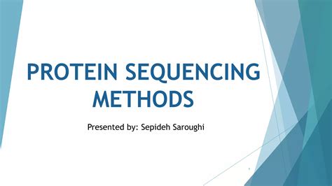 Protein sequencing methods | PPT