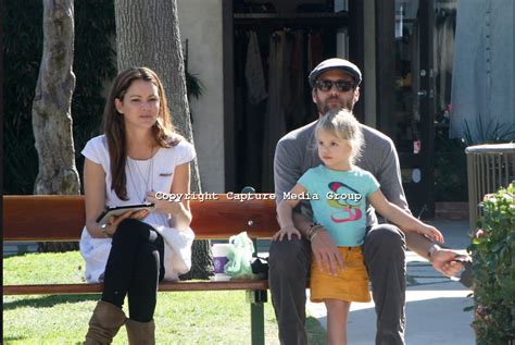 Gabriel Macht, Wife Jacinda Barrett and Daughter Satine in Malibu, CA; 2012 | Gabriel macht ...