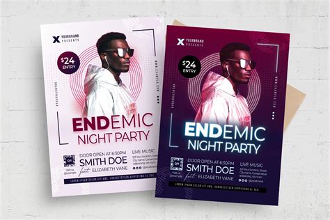 Endemic Party Flyer Template [PSD, AI, Vector] - BrandPacks