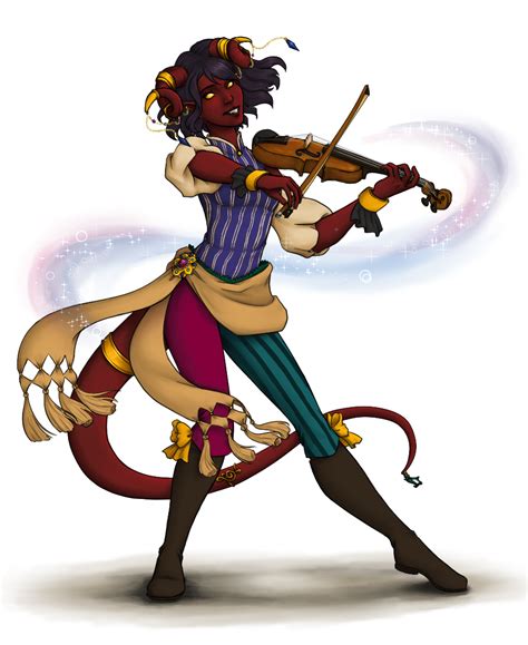 [Art] Tiefling Bard : DnD | Tiefling bard, Dungeons and dragons ...