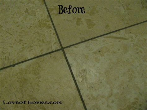 LOVE OF HOMES: Cleaning & Sealing Travertine Tile