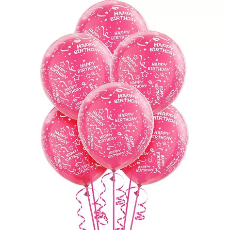 Confetti Pink Birthday Balloons | Party City