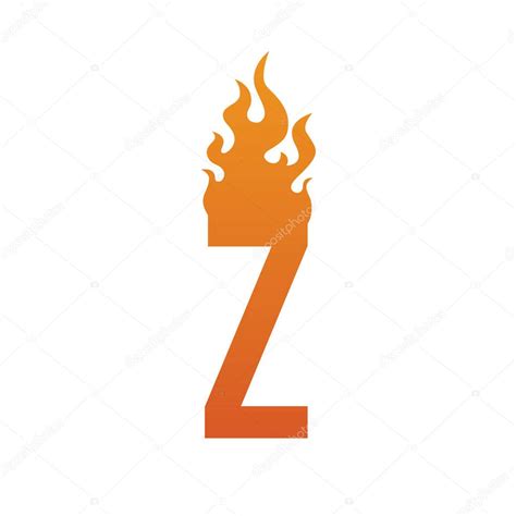 Fire burn Z letter logo — Stock Vector © vectorfirst #167727994