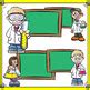 Science Kids Clip Art - Kids at Chalkboard by Midnight Graphics | TpT