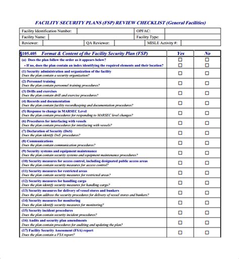 Sample Security Plan Template - 10+ Free Documents in PDF, Word