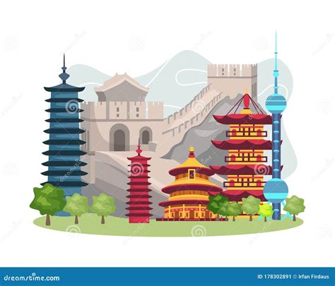 China Landmarks Map