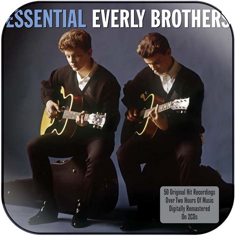 The Everly Brothers Essential Everly Brothers Album Cover Sticker