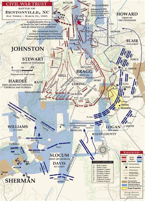 Battle of Bentonville - Day Three | Civil war sites, Civil war battles, American military history