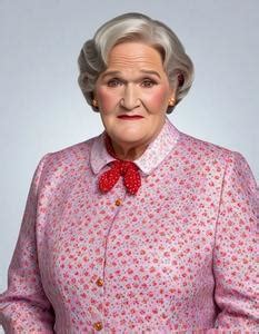 Mrs Doubtfire Costume Fancy Dress. Face Swap. Insert Your Face ID:1209215