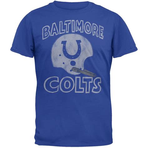 Baltimore Colts - Old School Helmet Soft T-Shirt – OldGlory.com