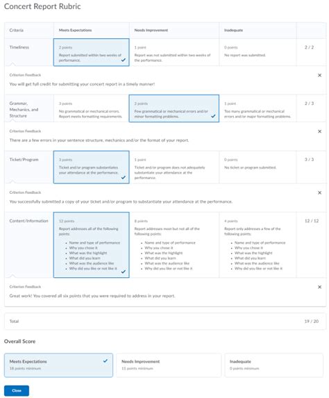 Brightspace Tip #167: Interactive Rubrics – CAT FooD