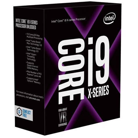 Intel Core i9-7900X Skylake-X 10-Core 3.3 GHz LGA 2066 Desktop Processor - BX80673I97900X ...