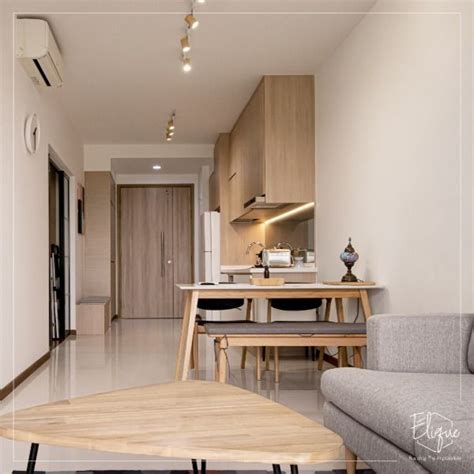 Minimalist Scandinavian 1 Bedroom + Study Condo | Diseño de interiores ...