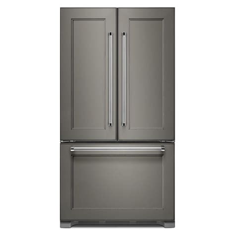 KitchenAid 21.9-cu ft Counter-depth French Door Refrigerator with Ice ...